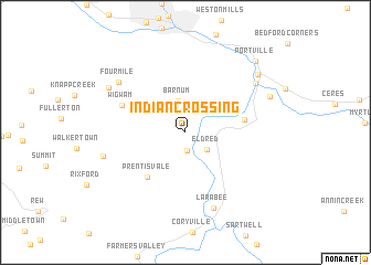 map of Indian Crossing