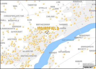 map of Indian Field