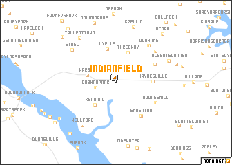 map of Indian Field