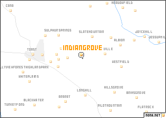 map of Indian Grove