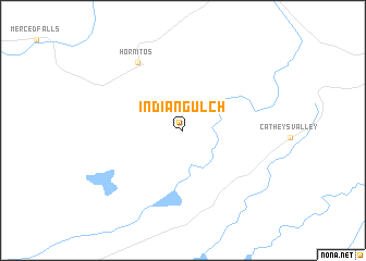 map of Indian Gulch