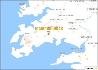 map of Indian Hammock