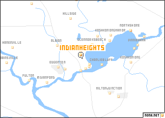 map of Indian Heights