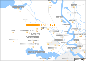 map of Indian Hills Estates