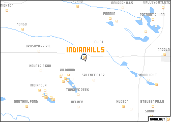 map of Indian Hills