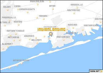 map of Indian Landing