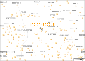 map of Indian Meadows