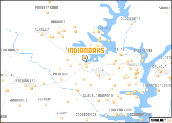 map of Indian Oaks