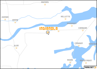 map of Indianola