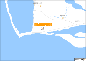 map of Indian Pass