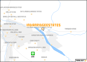 map of Indian Ridge Estates