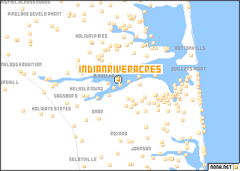 map of Indian River Acres