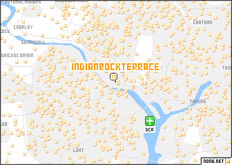 map of Indian Rock Terrace