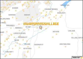 map of Indian Springs Village