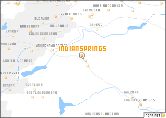 map of Indian Springs