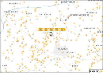 map of Indian Springs