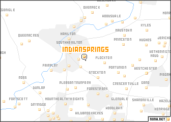 map of Indian Springs