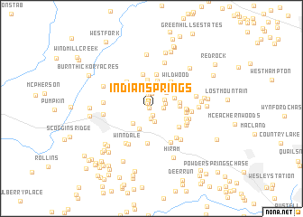 map of Indian Springs