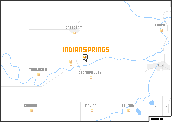 map of Indian Springs