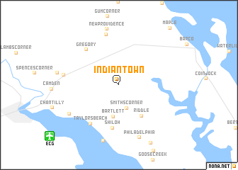 map of Indiantown