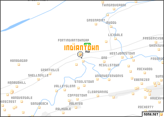 map of Indiantown