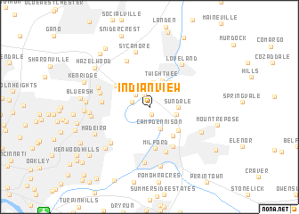 map of Indianview