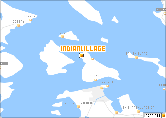 map of Indian Village