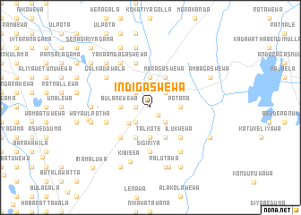 map of Indigaswewa