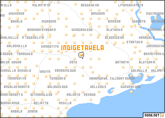 map of Indigetawela