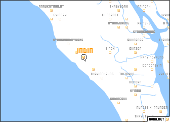 map of Indin