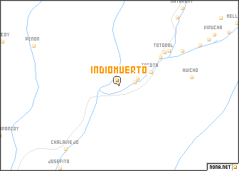 map of Indio Muerto