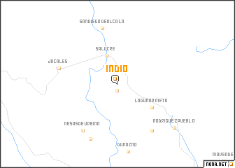 map of Indio