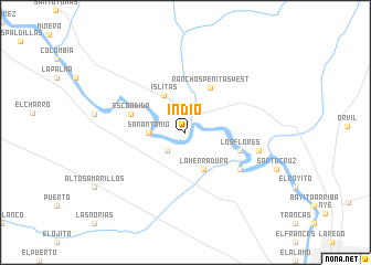 map of Indio
