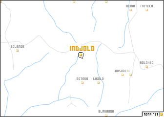 map of Indjolo