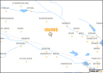 map of Indnäs