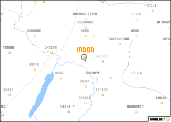 map of Indod