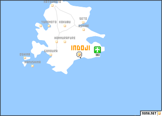 map of Indōji