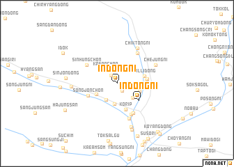 map of Indong-ni