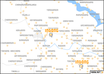 map of In-dong