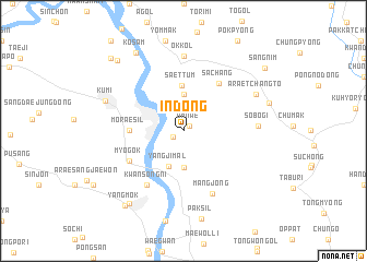 map of Indong