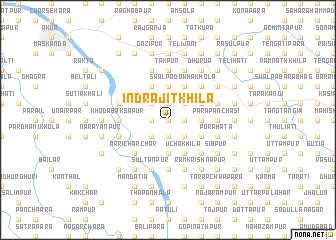 map of Indrajitkhila