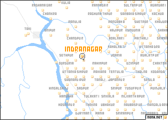 map of Indranagar