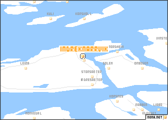 map of Indre Knarrvik