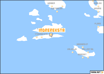 map of Indre Reksta