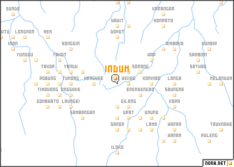 map of Indum