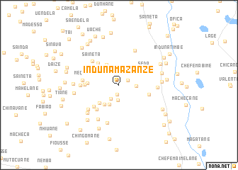 map of Induna Mazanze