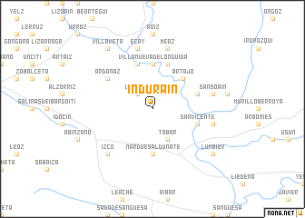 map of Induráin