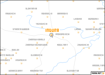 map of Indura