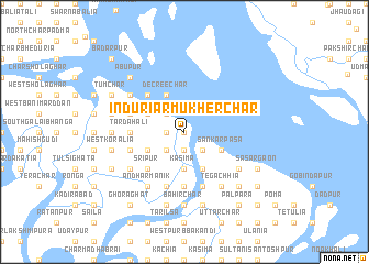 map of Induriār Mukher Char