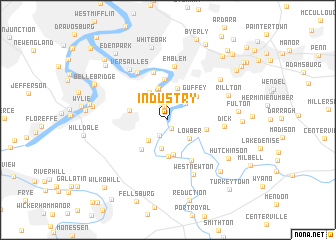 map of Industry